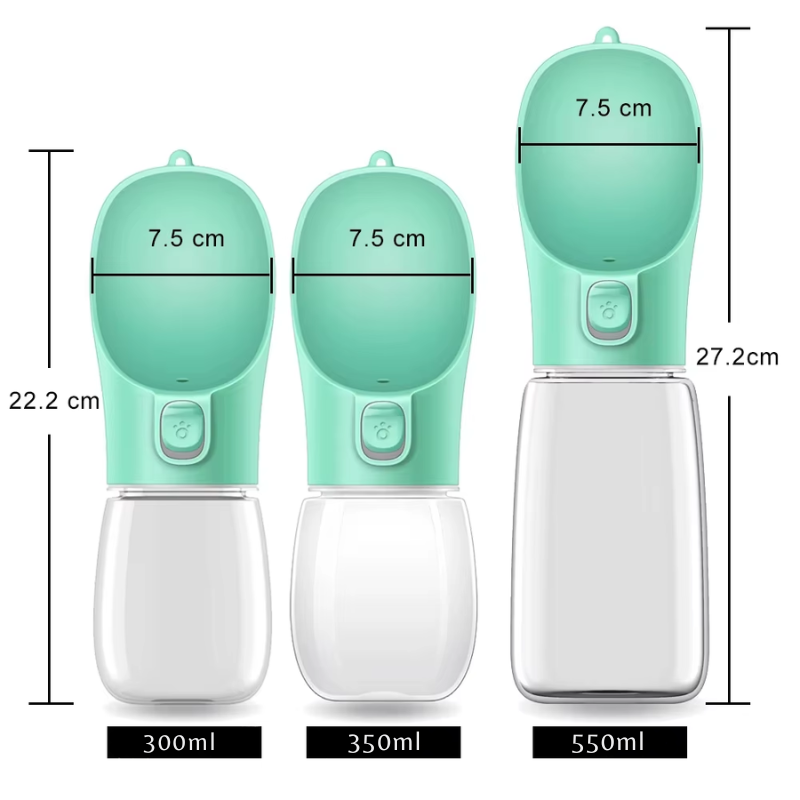2-in-1 Hundetrinkflasche mit Napf